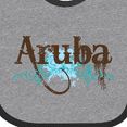 thumbnail image 4 of Inktastic Aruba Boys or Girls Baby Bib, 4 of 4