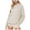 Beige, variant on Oversized Hoodies Women Y2k Polka Dot Graphic Hoodie Long Sleeve Fleece Pullover Sweatshirts with Pocket Trendy Casual Wear (Black, M)