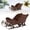 D, variant on Clearance Desktop Ornament under $5,Santa Sleigh Christmas Decor Sleigh Sculpture For Table Top Holiday Home Decorations