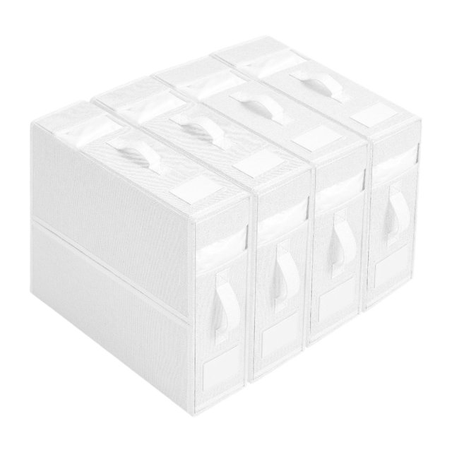Organizador de sábanas Organizador de sábanas plegable para sábanas tamaño Queen o King Almohada 4 piezas