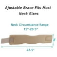 thumbnail image 4 of Adjustable Soft Foam Neck Cushion Brace Support Dislocation Fixation Pain Relief Cervical Collar Pillow, 4 of 9
