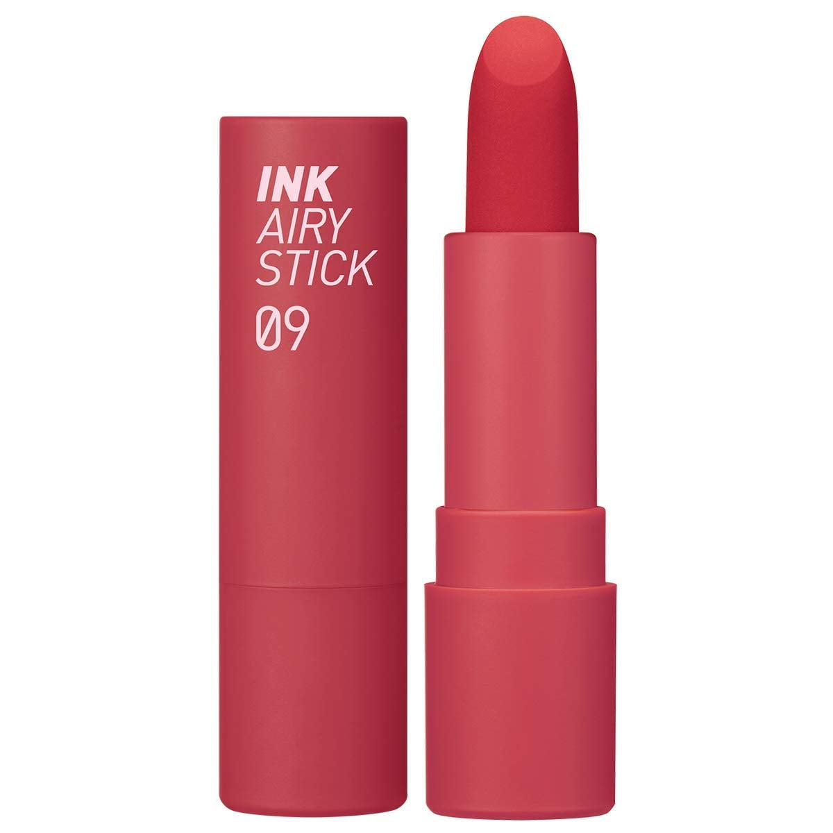 PERIPERA ] Ink the Airy Velvet Stick 009 Emotional Red 3.6 g (0.12