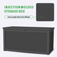 thumbnail image 6 of 260Gallon Resin Deck Box, Lockable Patio Outdoor Storage Box for Furniture, Garden Tools and Tools Storage, Black, 6 of 15