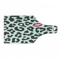 thumbnail image 1 of Safari Cutting Board, Leopard Cheetah Animal Print Kiss Shape Lipstick Mark Dotted Trend Art, Decorative Tempered Glass Cutting and Serving Board, Wine Bottle Shape, Charcoal Grey Pink, by Ambesonne, 1 of 1