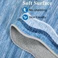 thumbnail image 2 of Scalloped Area Rugs Washable Modern Accent Rug, Stain-Resistant Foldable Floor Mat with Non-Slip Backing, Contemporary Low Pile Indoor Carpet for Bedroom, Living Room, 2 of 8