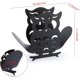thumbnail image 2 of Toilet Roll Holder Metal Paper Holder Owl Shaped Paper Storage for Bathroom (Black), 2 of 5