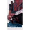 thumbnail image 2 of Tan, Maurice 9x14 Gold Ornate Wood Framed with Double Matting Museum Art Print Titled - Lower East Side, 2 of 4