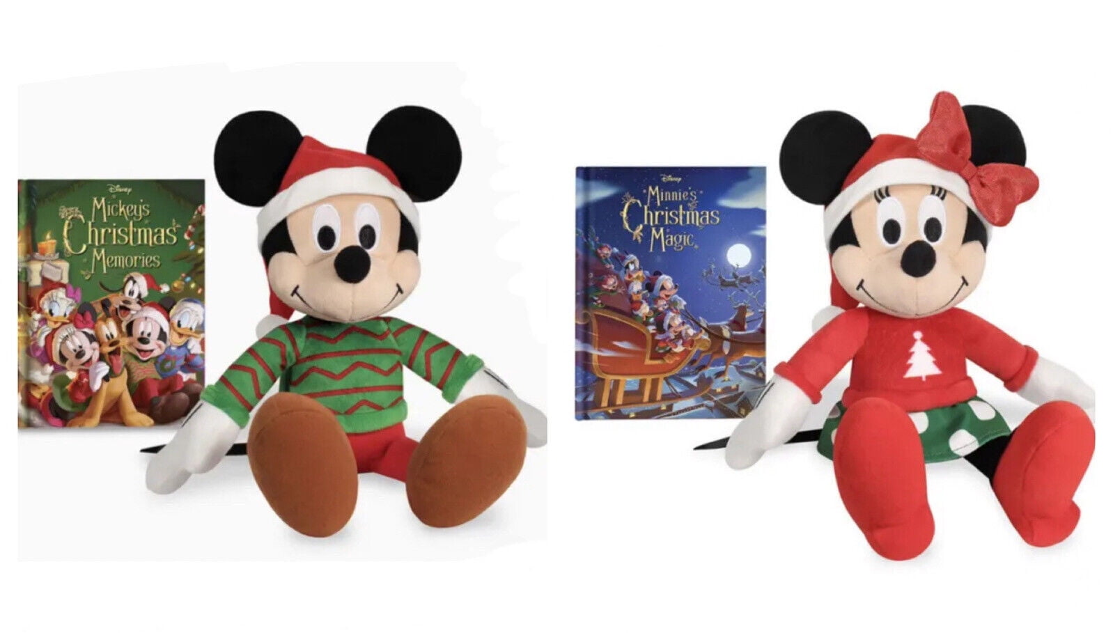 Kohls Mickey Minnie Christmas Memories 14 Books Set 4pc Bundle Holiday New Walmart
