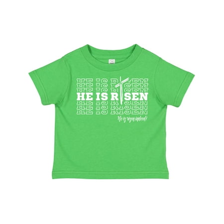 

Inktastic He is Risen Mirror Words Gift Toddler Boy or Toddler Girl T-Shirt