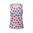 thumbnail image 6 of Sigee Strawberries for Women's Workout Tank Top,Running Tank Tops,Sleeveless Gym ClothesX-Large, 6 of 8