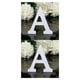 thumbnail image 1 of Guardurnaity 8cm 26 White Large Letters Alphabet Lightweight Wedding Portable Ornament Photography Decoration Party Props Home 27 # 2piezas, 1 of 6