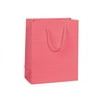 Coral Rose Matte Jewel Gift Bags (100 Pack ) 6-1/2x3-1/2x6-1/2"