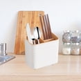 thumbnail image 5 of Aihimol Kitchen Tableware Holder 3 Compartments Chopstick Holder Cutlery Drying Rack Countertop Flatware Storage Organizer for Chopsticks, Spoons, Forks, Brushes, 5 of 6