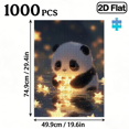 thumbnail image 3 of 1000pcs Large Adult Jigsaw Puzzle - Adorable Panda Theme, 75x50 cm Giant Puzzle, Challenging Brain Game, Perfect for DIY Creative Fun with Family and Friends. An Ideal Stress-Relief Gift for Bir, 3 of 9