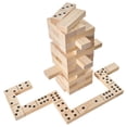 thumbnail image 5 of Giant Tumble Tower Game,60-Piece Pine Wood Stacking Blocks with Carry Bag&Scoreboard,Indoor/Outdoor Family Game for and Adults, 5 of 9