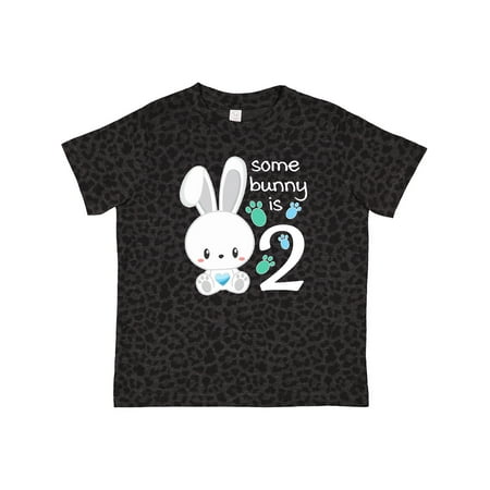 

Inktastic Somebunny is Two-Second Birthday Bunny Gift Toddler Boy or Toddler Girl T-Shirt