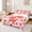 Pink C, variant on Erosebridal Flower Strawberry Bed Sheets for Girls, Kawaii I Letter King Sheets, 4 Pieces