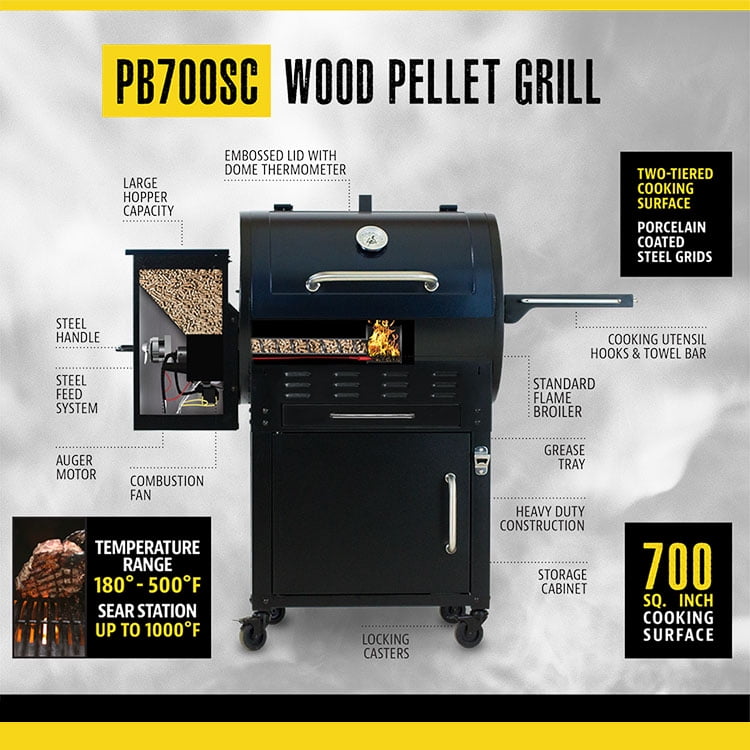 Pit Boss 700SC Wood Fired Pellet Grill 