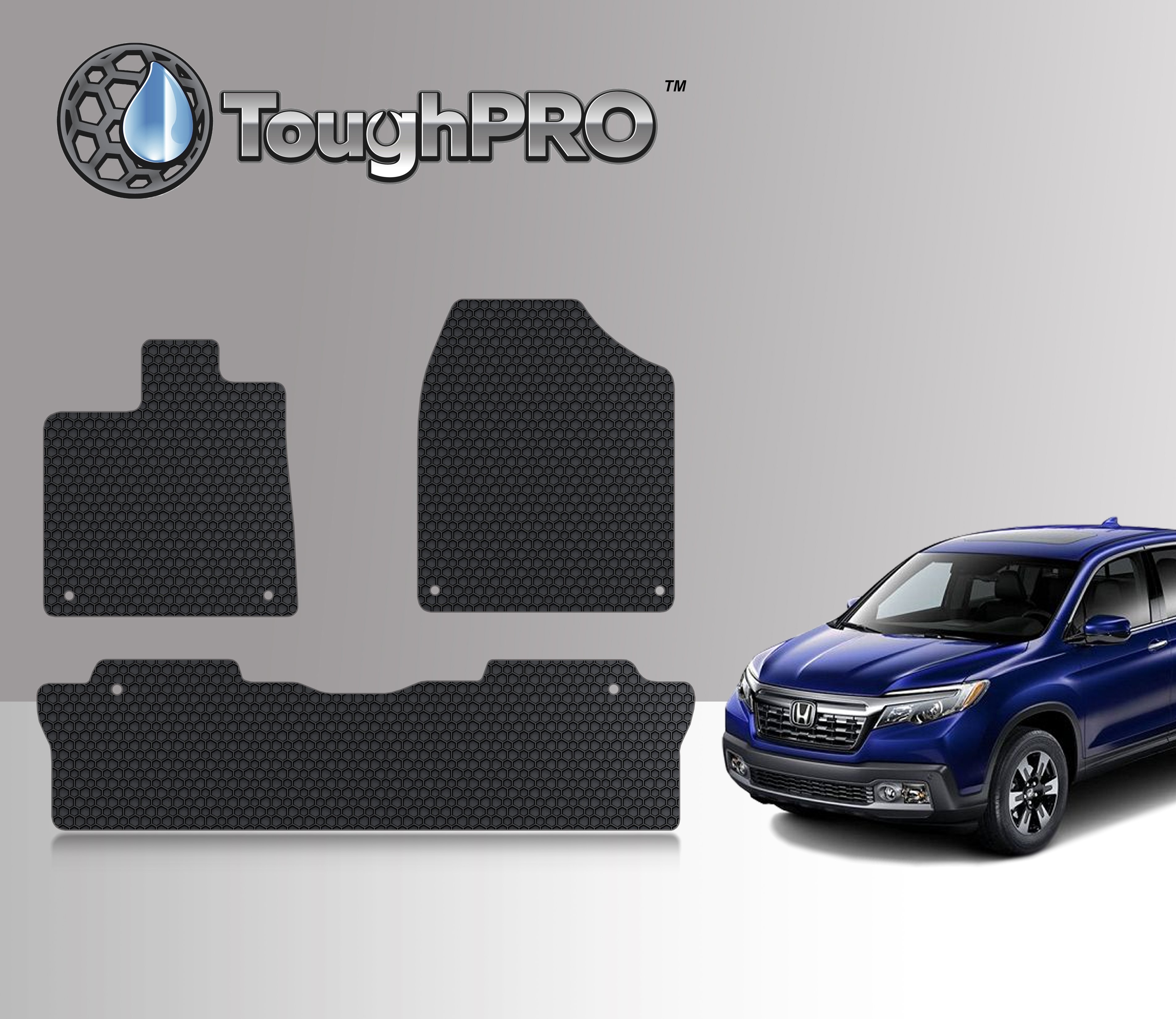 ToughPRO Floor Mat Accessories 1st & 2nd Row Mats Compatible with 2020