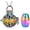 All rainbow, variant on Vintage Cremation Jewelry Hollow Flower Urn Necklace for Ashes With Mini Keepsake Jar Urn Locket Pendant Memorial Ashes Jewelry for Women/Men