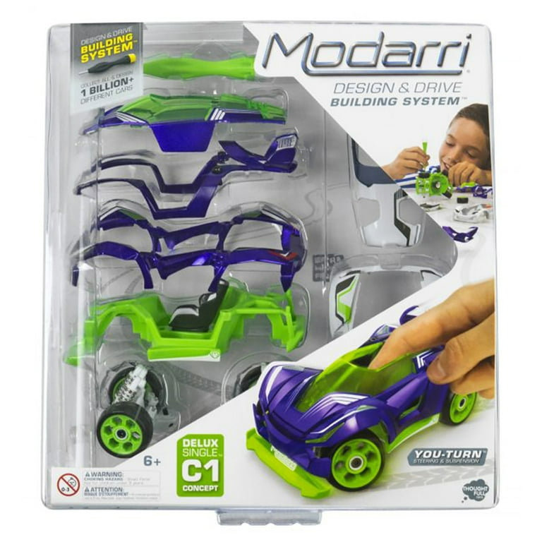 Modarri: C1 Concept Car - Deluxe Single DIY Design & Build Toy Car