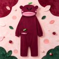 thumbnail image 3 of RFQWOVSR Women's Plush Onesie Pajama with Cartoon Design for Winter Wear, 3 of 5