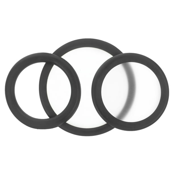 ColoMX Piezas de repuesto para auriculares, Kit de accesorios de repuesto, piezas de repuesto de estetoscopio, diafragma de repuesto para adultos y pediátricos, 3 uds.