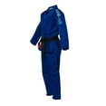 thumbnail image 5 of Fuji Women's Brazilian Jiu Jitsu BJJ Gi - Blue Blossom (W4), 5 of 6