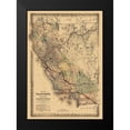 thumbnail image 2 of Unknown 18x24 Black Modern Framed Museum Art Print Titled - Southern Pacific Railroad - 1876, 2 of 5