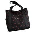 thumbnail image 1 of Guardurnaity Bolso tote de pana rosa con cremallera y estampado de para llevar al hombro, bolso tote pequeño con cremallera. Bolsas de mensajero y de hombro do, 1 of 6