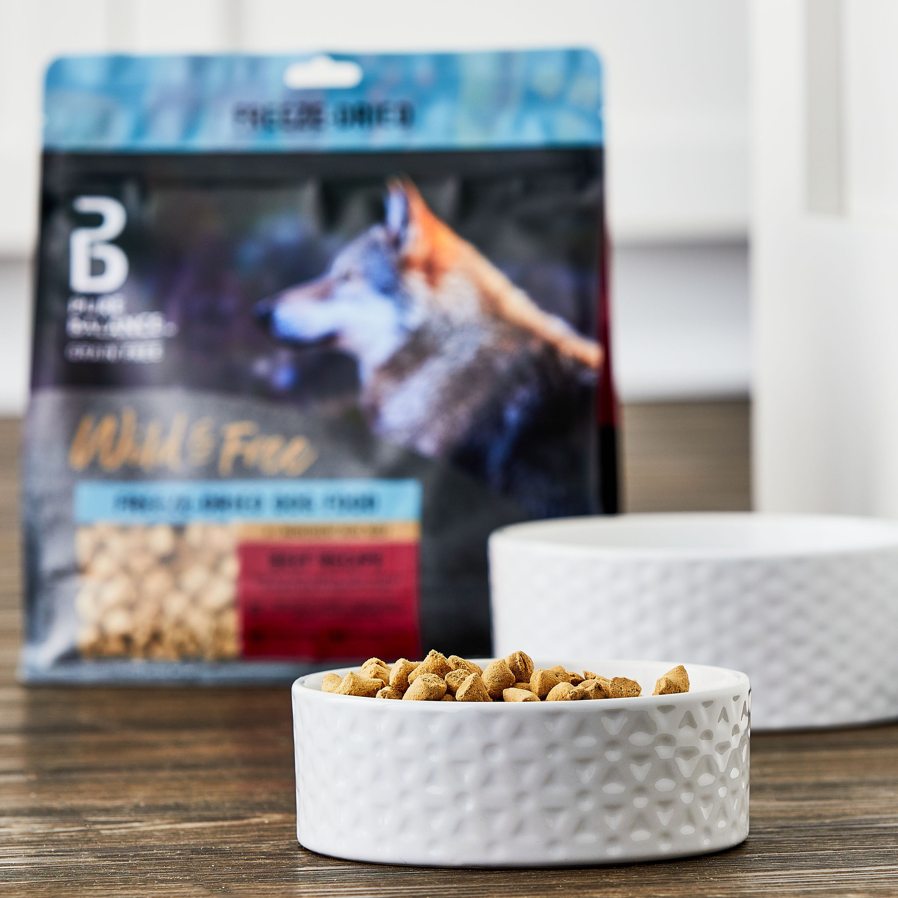 (24 pack) Pure Balance Wild & Free Freeze-Dried Dog Food, Beef Recipe, 16 oz