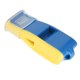 thumbnail image 4 of Silbato con sonido de crujido, ligero, portátil, ajustable, respetuoso con el medio ambiente, para deportes de fútbol, baloncesto, voleibol, azul y amarillo, 4 of 14