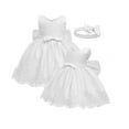 Girls Spring Dresses Lace Bowknot Princess Wedding formal Tutu