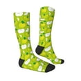 thumbnail image 3 of Balery Green Apple Fun Novelty Socks Men'S Women'S Crew Socks Funny Crazy Novelty Socks Quirky And Cool Socks, 3 of 9
