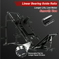 thumbnail image 2 of gymusclo 4 in 1 Leg Press Hack Squat Machine, Leg Exercise Machine with Linear Bearing for Home Gym, 45-Degree Lower Body Special with Weight Storage for Quads, Hamstring, Glutes, Calves, 2 of 8
