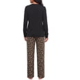 thumbnail image 6 of MINTREUS Womens Pajama Sets Long Sleeve Pj Set Soft Two Piece Sleepwear Set with Pockets, 6 of 8