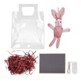 thumbnail image 1 of Un toque de estilo europeo para sus necesidades de embalaje de regalos Bolsa de mano de PVC transparente roja, 1 of 8