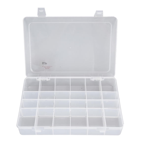 Boîte de rangement transparente en PP pour composants électroniques amovibles