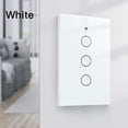 thumbnail image 4 of Apagador Inteligente Wifi Touch 3 Botones MOES Compatible con Alexa y Google Home MOES Apagador Wifi Touch 3 Vías, 4 of 4