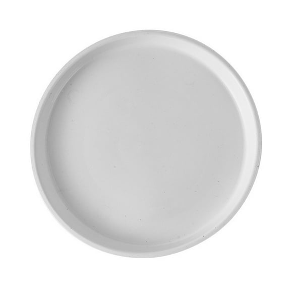 Famyfamy 6Pcs Plant Saucers Durable Plant saucers Drip Trays, Round Plastic Trays for Indoor and Outdoor Flower Pots and Saucers, Plant Container Accessories,White