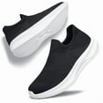 thumbnail image 6 of YHOON Men's Walking Shoes Slip on Comfortable Lightweight Running Shoes Workout Training Tennis Sneakers Black Size 7.5, 6 of 8