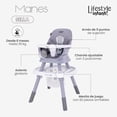 thumbnail image 3 of Silla Alta 7 en 1 para Bebé Manes  Gris Lifestyle by Infanti Lifestyle by Infanti  232BHP002GRY, 3 of 7