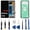 Green, variant on INCELL for Samsung Galaxy S10 Screen Replacement S10 LCD Display SM-G973U SM-G973U1 Display Touch Screen Assembly No Fingerprint. (with Black Frame+Back Cover Adhesive+Tools)