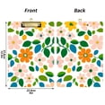thumbnail image 5 of FORMRS Acrylic Clipboard with Low Profile Clip Standard A4 Letter Size, 12.5" x 9", Retro Orange Floral, 5 of 8