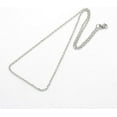 thumbnail image 2 of 20 collares de cadena de cable, estilo minimalista y sencillo, con cierre de langosta., 2 of 2