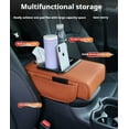 thumbnail image 4 of 5-in-1 Car Center Console Cover Booster Multifunctional Car Center Console Cushion Pad with Cup Holder & Tissue Box & Side Pockets Arm Rest Cover for Car, 4 of 8