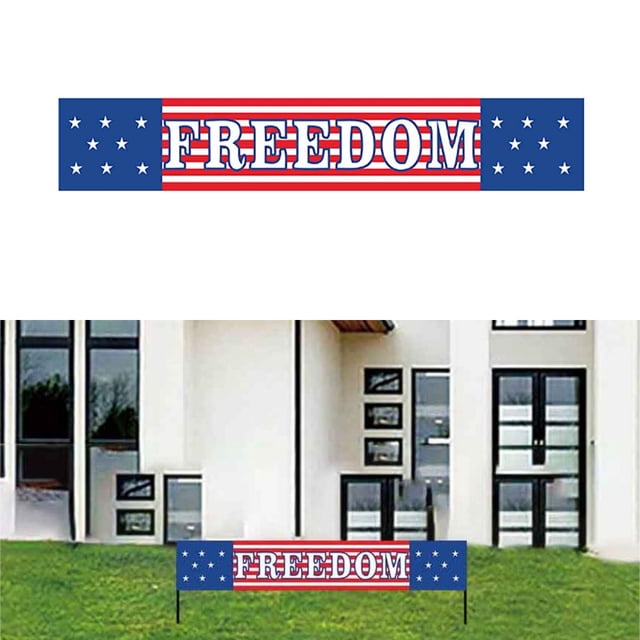 ¡Gran Descuento!, Nueva bandera del Día de la Independencia para decoración de interiores de patios y festivales, 300 x 50 cm Akmoler