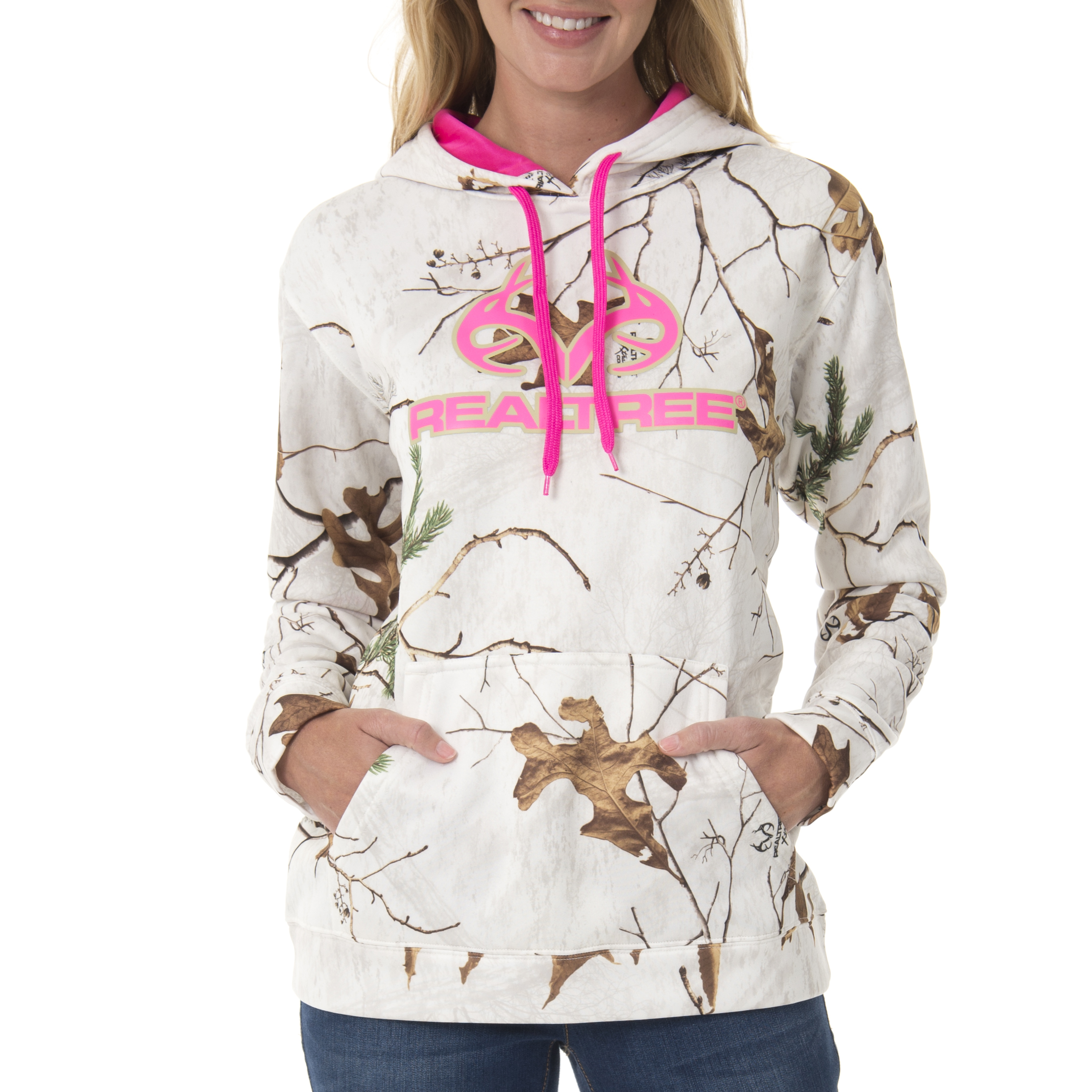 Realtree Women's Camo Performance Fleece Hoodie by INTRADECO