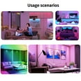 thumbnail image 4 of Neoglint RGBCW Full Color Ceiling Lamp Round LED Ceiling Light Fixture for Bedroom Living Room Stepless Dimming with RF Remote Control, 4 of 9