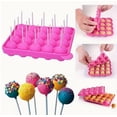 thumbnail image 1 of Molde for paletas de silicona de 1 pieza (palos no incluidos) Ideal for cake pops, horneado de chocolate y dulces, moldes de chocolate, 1 of 3
